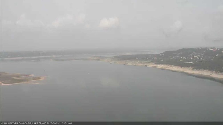Lake Travis webcam, April 3, 2025 12:00 PM CT