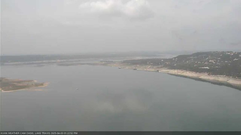 Lake Travis webcam, April 3, 2025 1:25 PM CT