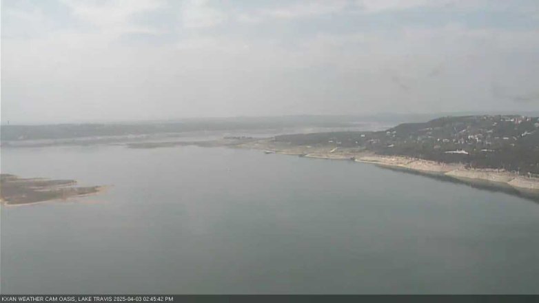 Lake Travis webcam, April 3, 2025 2:45 PM CT