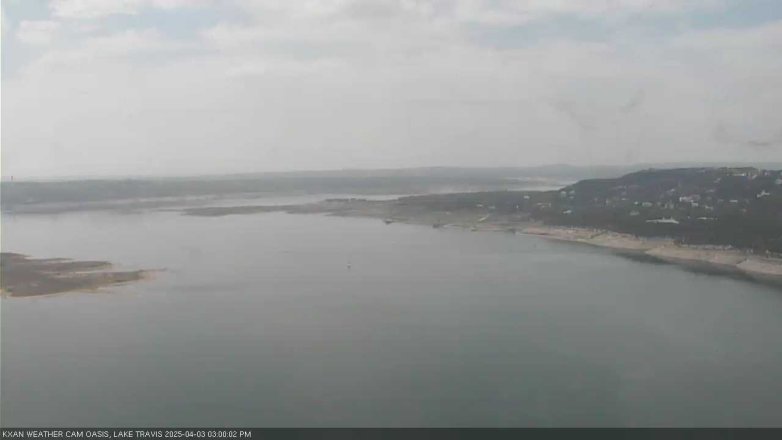 Lake Travis webcam, April 3, 2025 3:00 PM CT