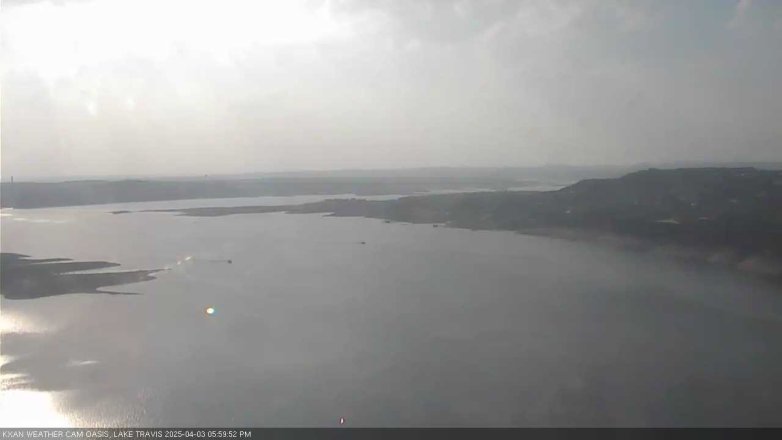 Lake Travis webcam, April 3, 2025 6:00 PM CT