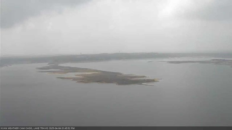 Lake Travis webcam, April 4, 2025 1:45 PM CT