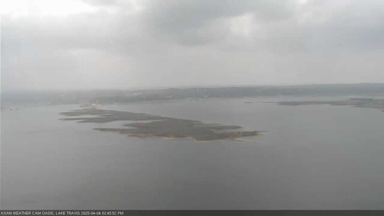 Lake Travis webcam, April 4, 2025 2:45 PM CT