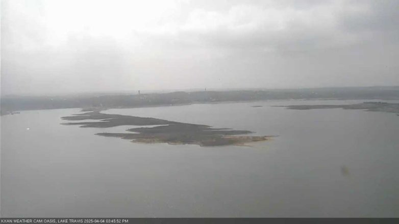 Lake Travis webcam, April 4, 2025 3:45 PM CT