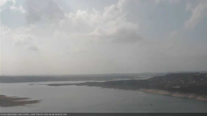 Lake Travis webcam, April 4, 2025 4:45 PM CT