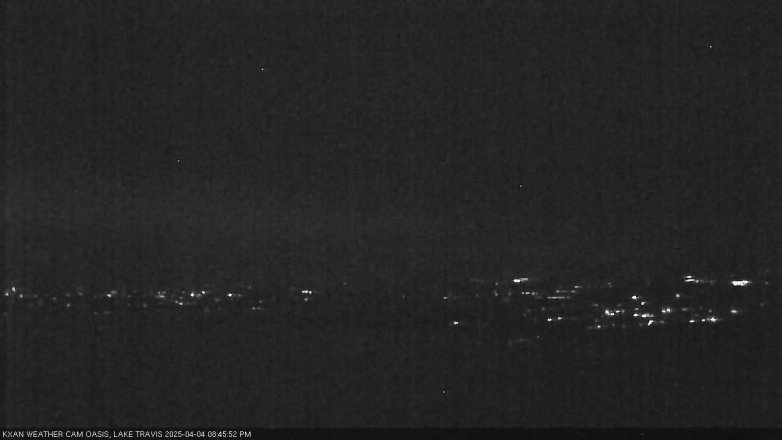 Lake Travis webcam, April 4, 2025 8:45 PM CT
