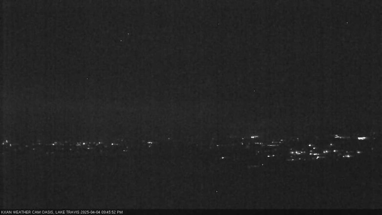 Lake Travis webcam, April 4, 2025 9:45 PM CT