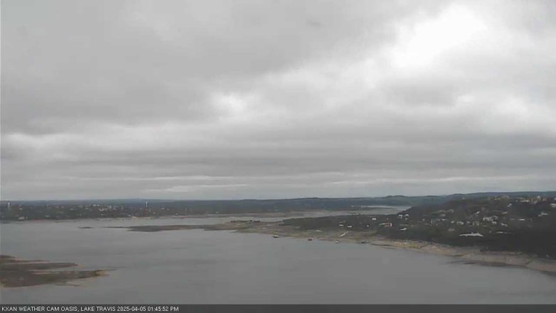 Lake Travis webcam, April 5, 2025 1:45 PM CT