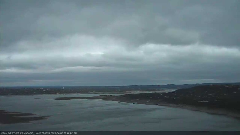 Lake Travis webcam, April 5, 2025 7:45 PM CT