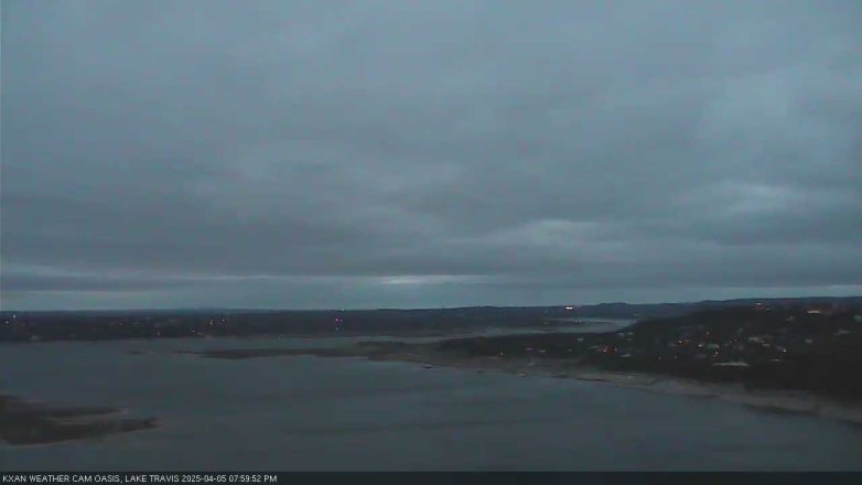 Lake Travis webcam, April 5, 2025 8:00 PM CT