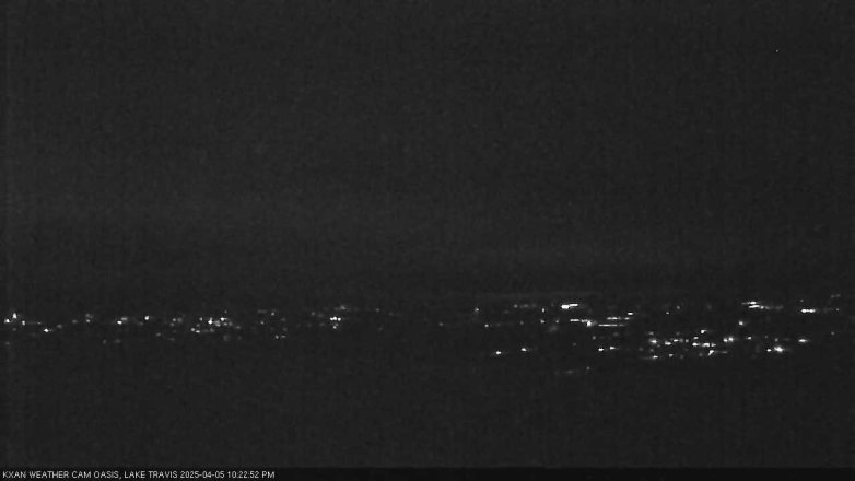 Lake Travis webcam, April 5, 2025 10:25 PM CT
