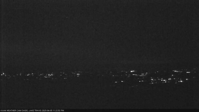 Lake Travis webcam, April 5, 2025 11:25 PM CT