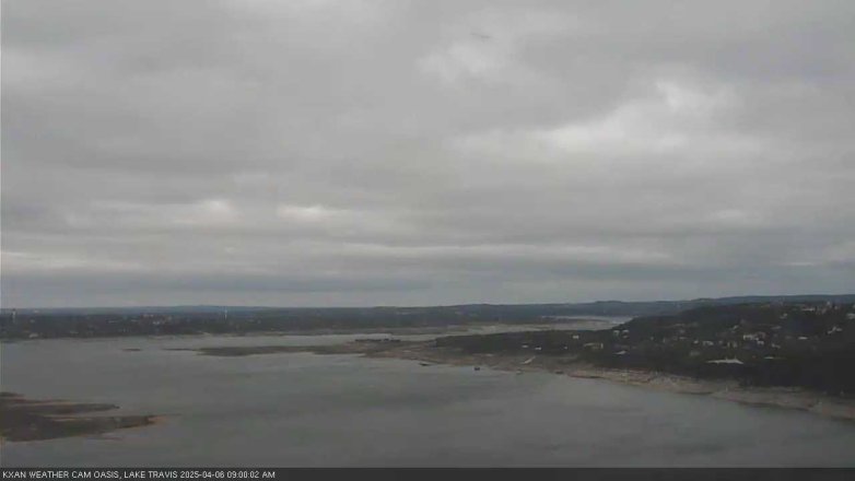 Lake Travis webcam, April 6, 2025 9:00 AM CT