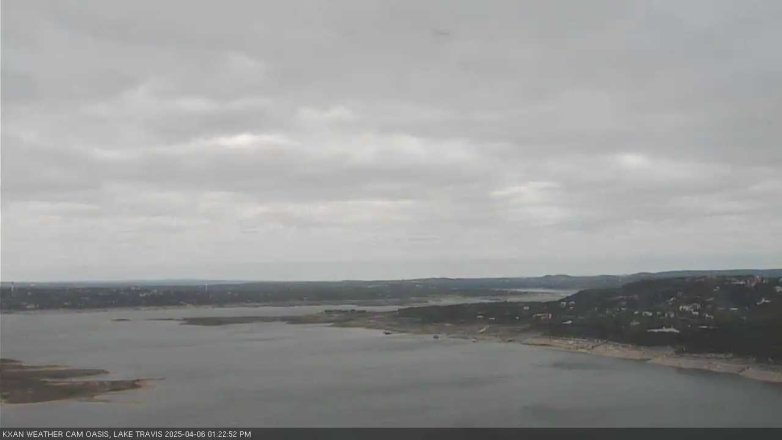 Lake Travis webcam, April 6, 2025 1:25 PM CT