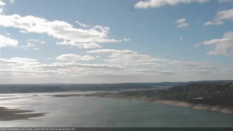 Lake Travis webcam, April 6, 2025 4:45 PM CT