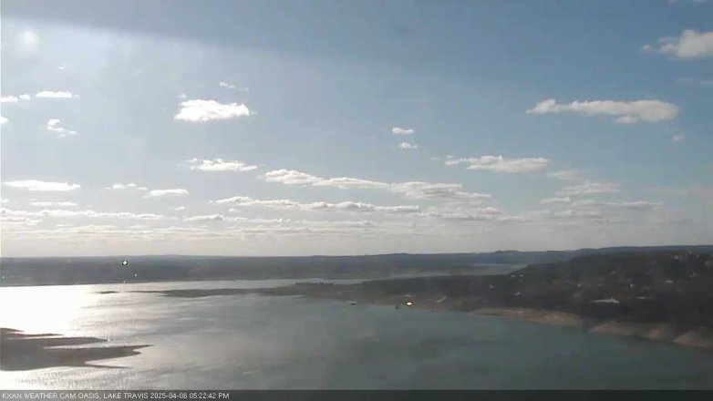 Lake Travis webcam, April 6, 2025 5:25 PM CT