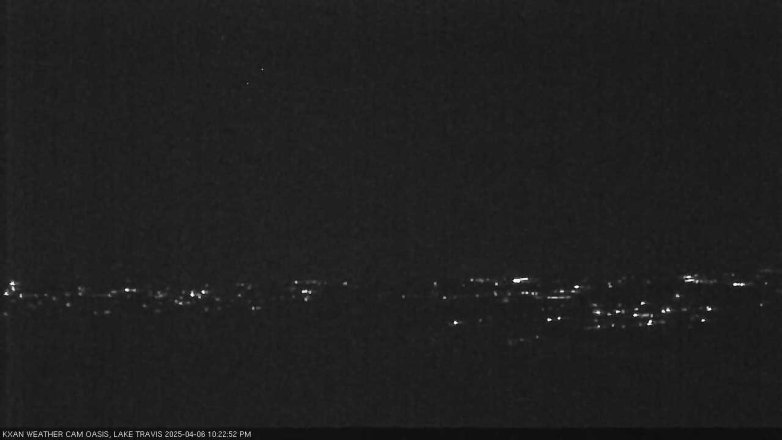 Lake Travis webcam, April 6, 2025 10:25 PM CT