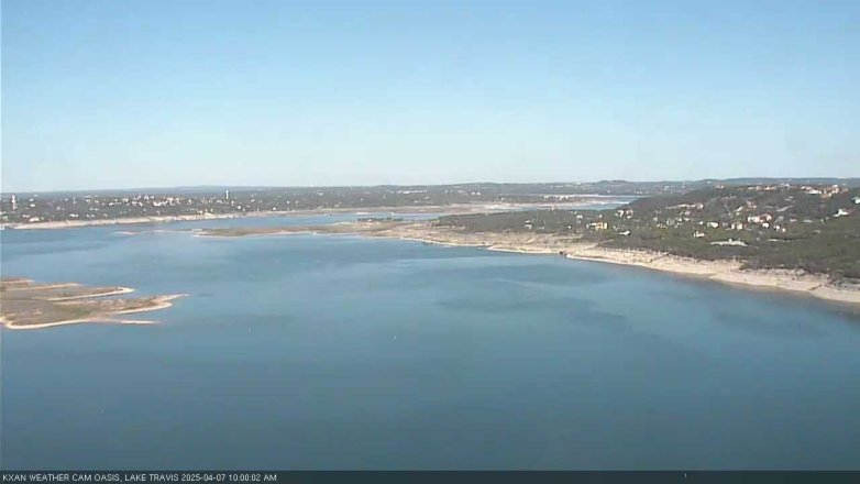 Lake Travis webcam, April 7, 2025 10:00 AM CT