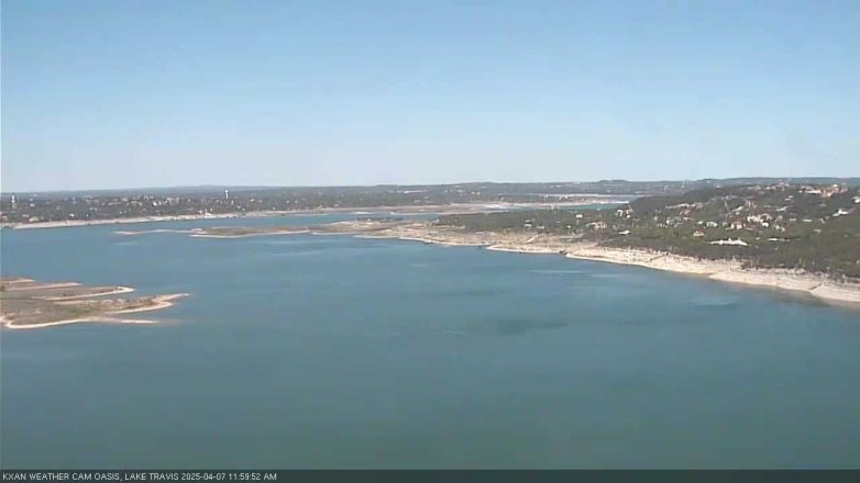 Lake Travis webcam, April 7, 2025 12:00 PM CT