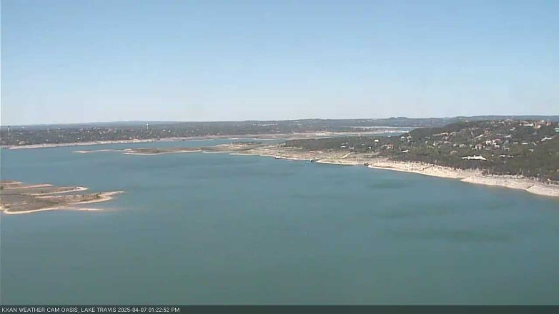 Lake Travis webcam, April 7, 2025 1:25 PM CT