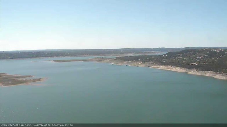 Lake Travis webcam, April 7, 2025 3:45 PM CT