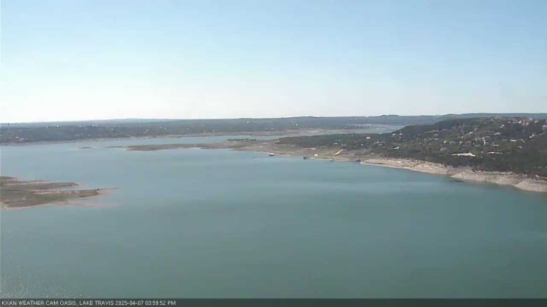 Lake Travis webcam, April 7, 2025 4:00 PM CT