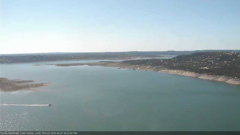 Lake Travis webcam, April 7, 2025 4:25 PM CT