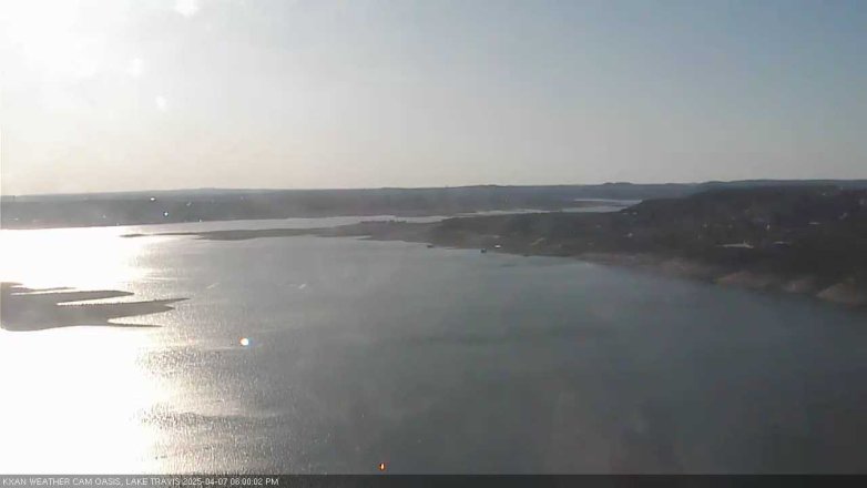 Lake Travis webcam, April 7, 2025 6:00 PM CT