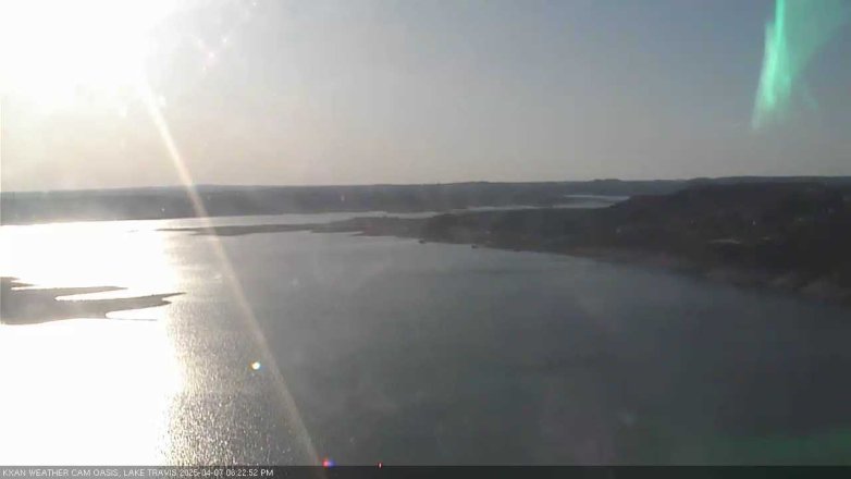 Lake Travis webcam, April 7, 2025 6:25 PM CT
