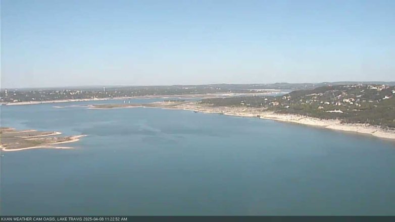Lake Travis webcam, April 8, 2025 11:25 AM CT
