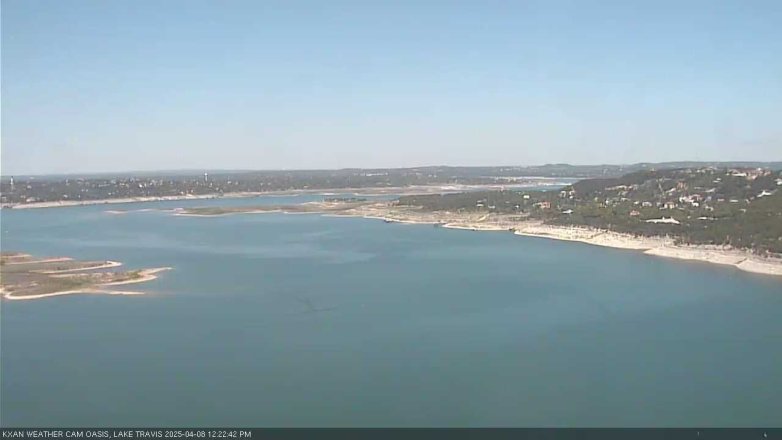 Lake Travis webcam, April 8, 2025 12:25 PM CT