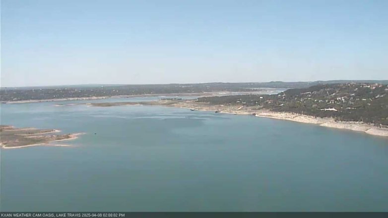 Lake Travis webcam, April 8, 2025 2:00 PM CT