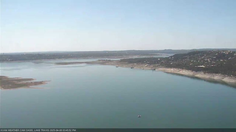 Lake Travis webcam, April 8, 2025 3:45 PM CT