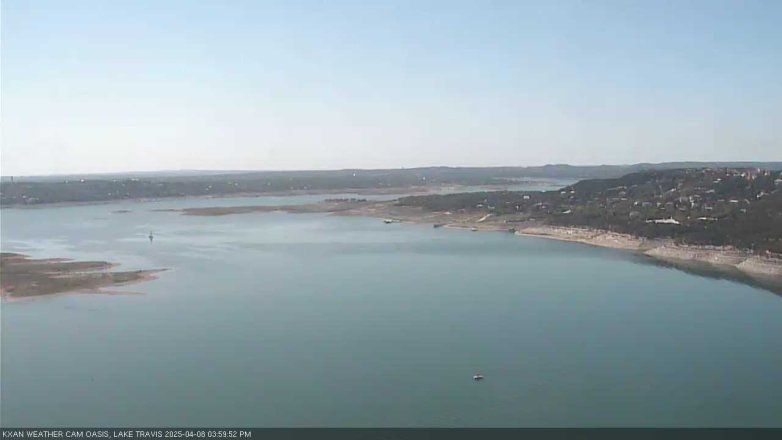 Lake Travis webcam, April 8, 2025 4:00 PM CT
