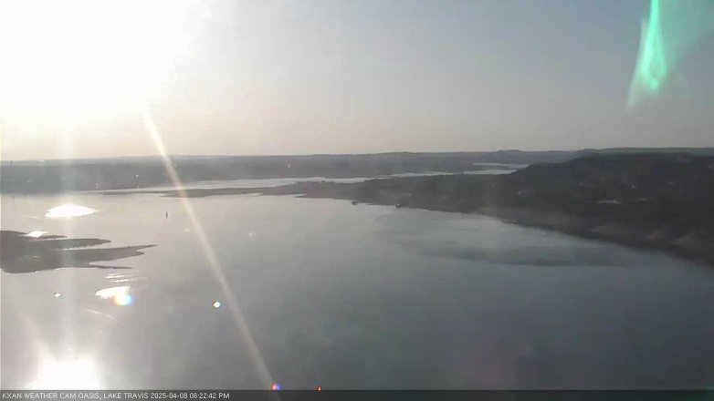 Lake Travis webcam, April 8, 2025 6:25 PM CT