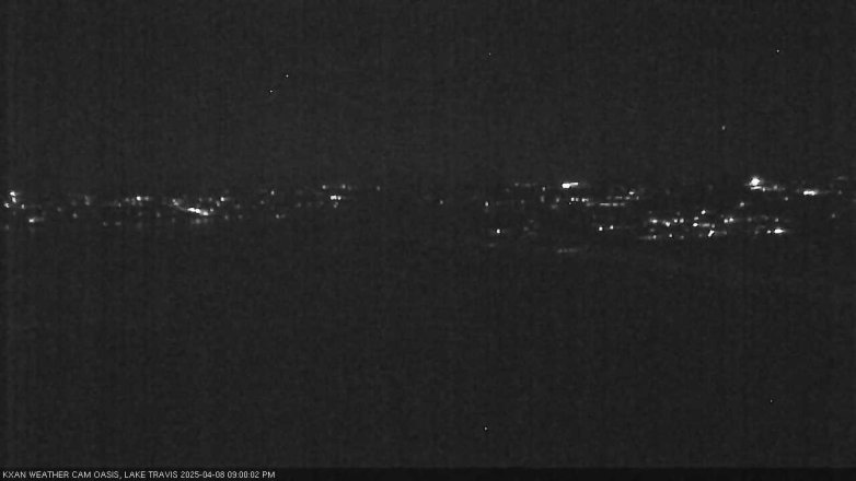 Lake Travis webcam, April 8, 2025 9:00 PM CT