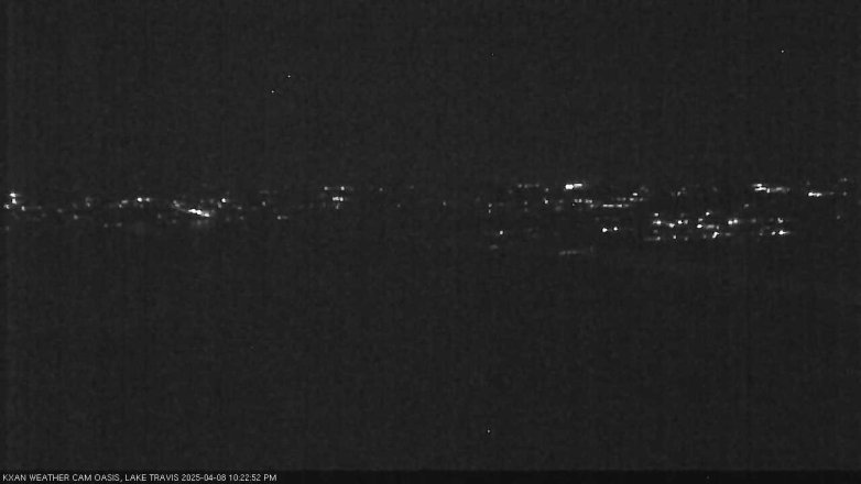Lake Travis webcam, April 8, 2025 10:25 PM CT