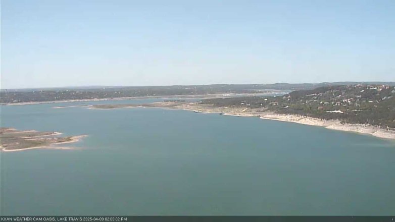 Lake Travis webcam, April 9, 2025 2:00 PM CT
