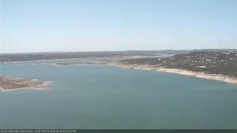 Lake Travis webcam, April 9, 2025 2:25 PM CT