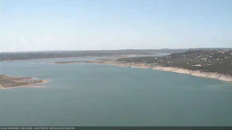 Lake Travis webcam, April 9, 2025 3:00 PM CT