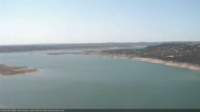 Lake Travis webcam, April 9, 2025 3:45 PM CT