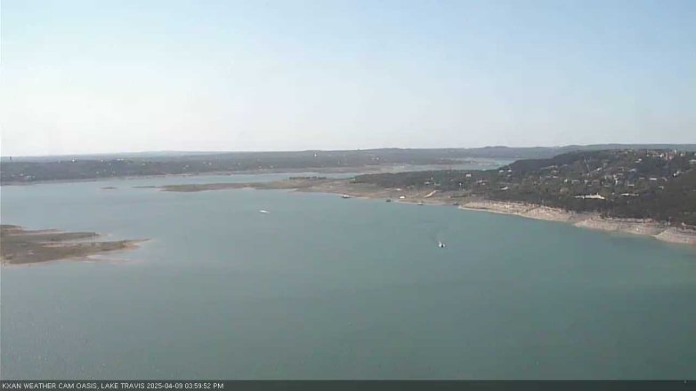 Lake Travis webcam, April 9, 2025 4:00 PM CT