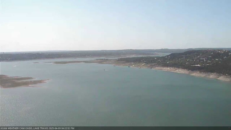 Lake Travis webcam, April 9, 2025 4:25 PM CT