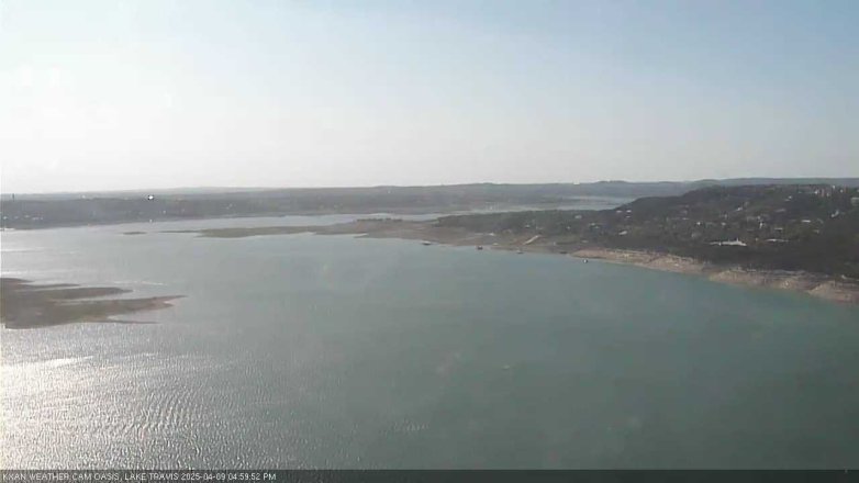 Lake Travis webcam, April 9, 2025 5:00 PM CT