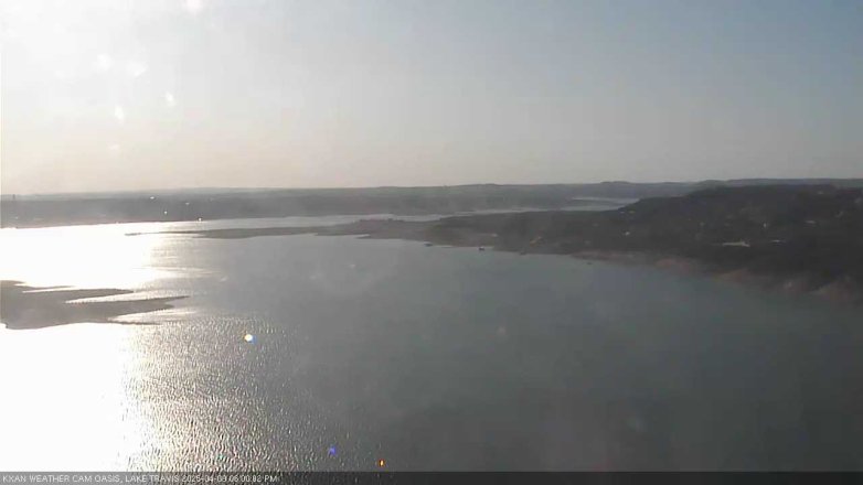 Lake Travis webcam, April 9, 2025 6:00 PM CT
