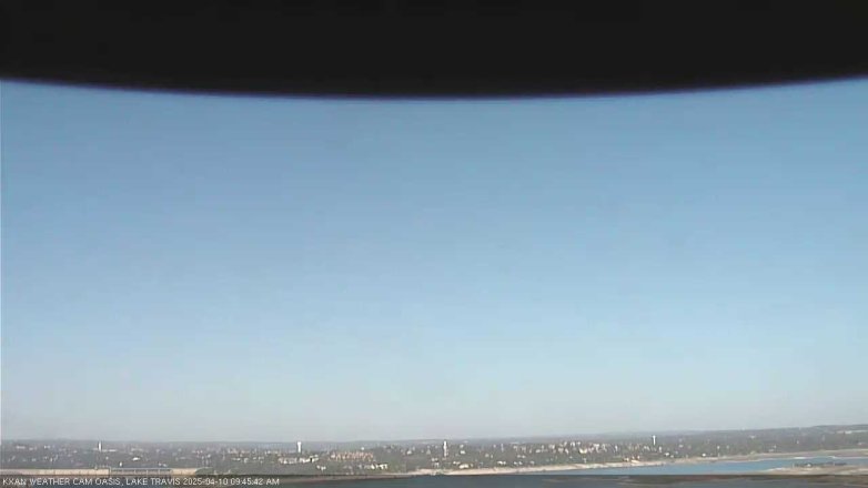 Lake Travis webcam, April 10, 2025 9:45 AM CT