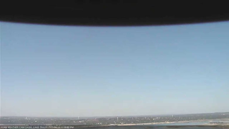 Lake Travis webcam, April 10, 2025 12:00 PM CT