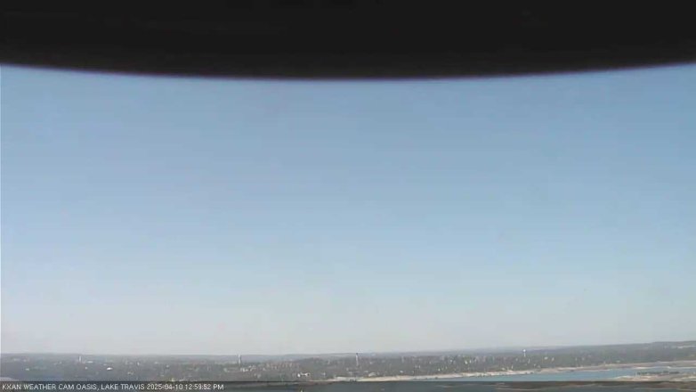 Lake Travis webcam, April 10, 2025 1:00 PM CT