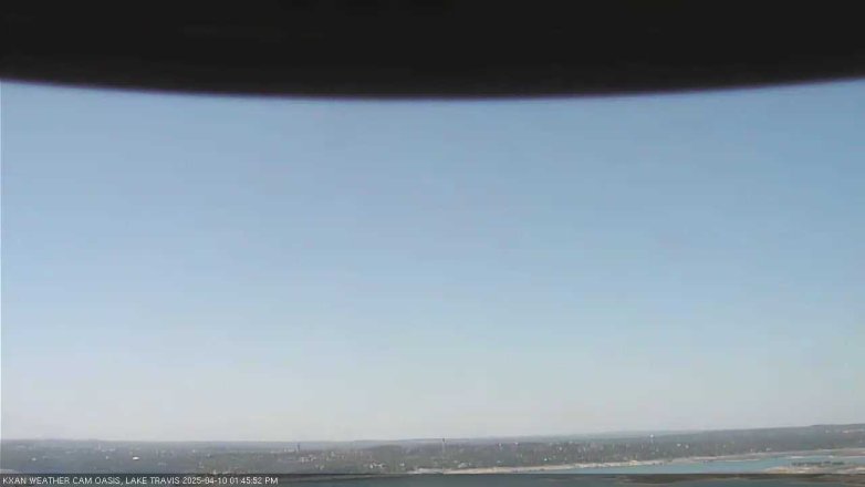 Lake Travis webcam, April 10, 2025 1:45 PM CT