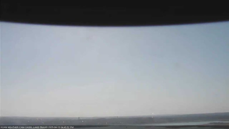 Lake Travis webcam, April 10, 2025 4:45 PM CT